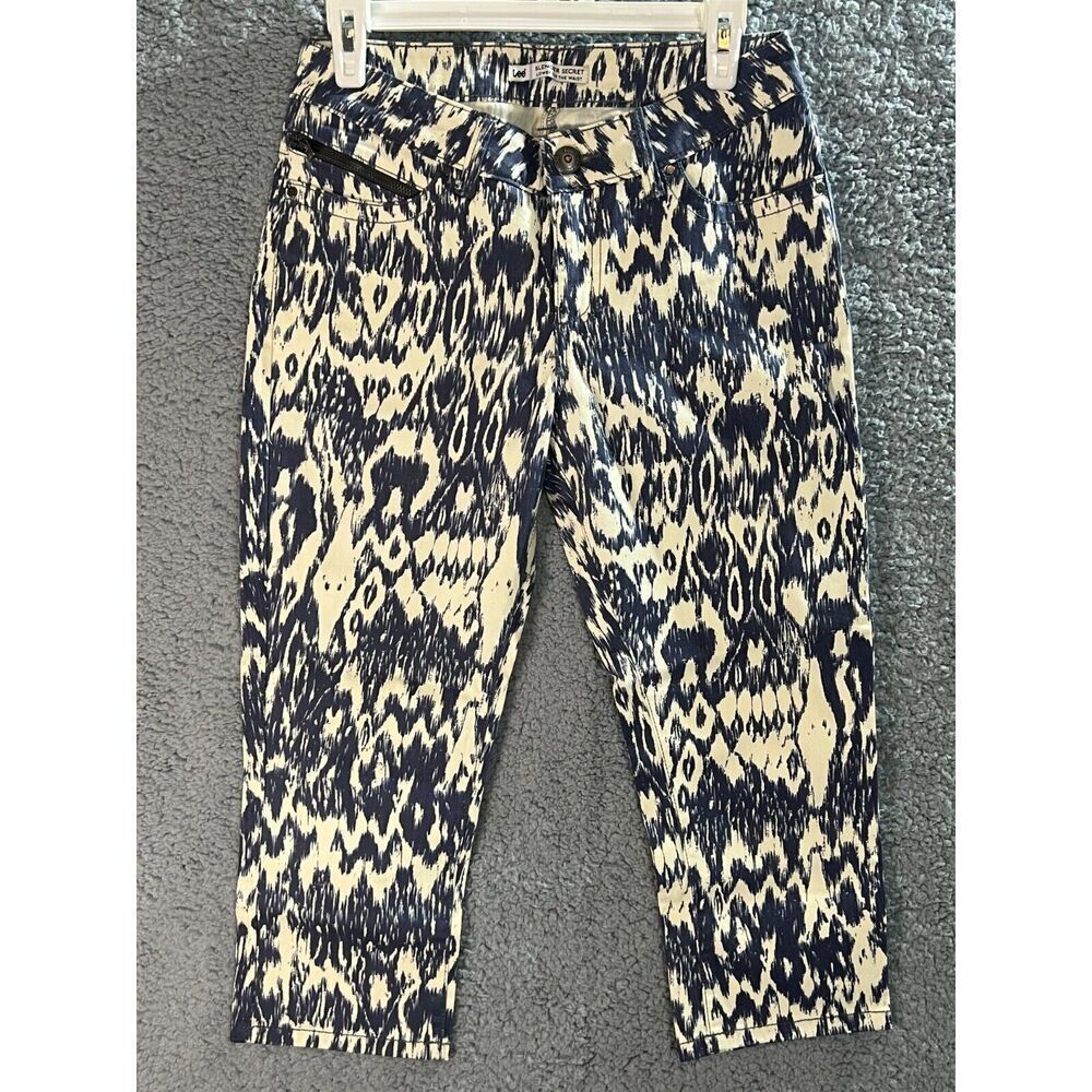 Lee Slender Secret Lower on the Waist MId rise Capri Womens Denim 4P